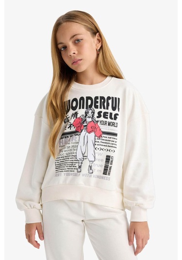 Defacto Ekru Kız Çocuk Alt-üst Takım E6416a8/er105 Ekru