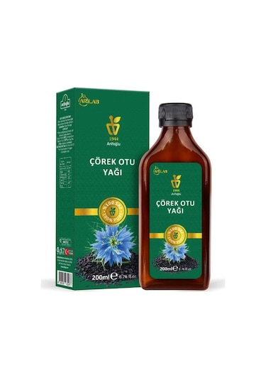 Arlab Çörek Otu Yağı 200ml %100 Saf Arifoğlu 200 ML