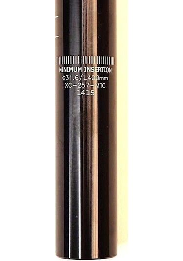 Fsa V-drive Sb0 Sele Borusu Parlak Siyah 31.6mmx400mm Siyah