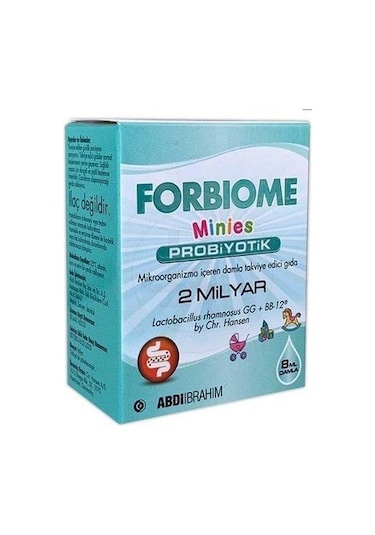 Forbiome Minies 2 Milyar Probiyotik Damla 8 ML