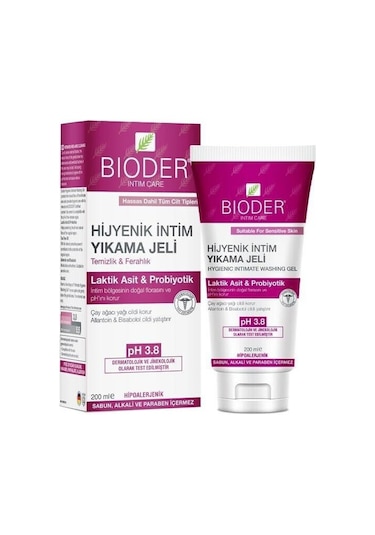 Bioder Hijyenik İntim Yıkama Jeli 200 ML