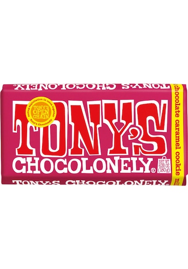 Tony's Chocolonely Milk Chocolate Caramel Cookie 180 G