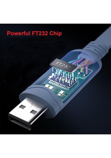 Usb Rj45 Cisco Kablo Ft232rl Chipsetli Cisco Uyumlu Usb Rj45 Kablo
