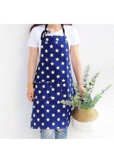 Yıldız Yemek Tuval Sones Polyester Pamuklu Önlüğü, Mutfak Desenli Beden:l Ok Diğer Diğer