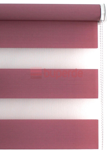 Buperde Gül Kurusu (Koyu Pembe) Eko Zebra Stor Perde