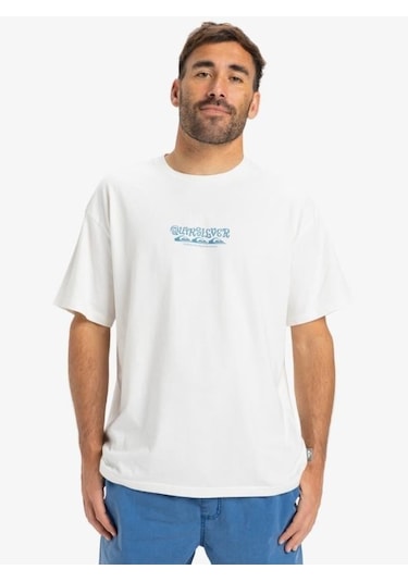 Quiksilver Hw Tree Connection Ss Erkek T-shirt-29757 Beyaz