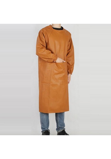 Suntek Kaynak Önlüğü, Dövme Ahşap İşleri İçin Cepli Kahverengi