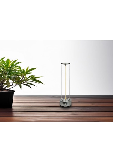 Techtic Manyetik Masa Lambası Abajur Şarjlı Modern Okuma Işığı