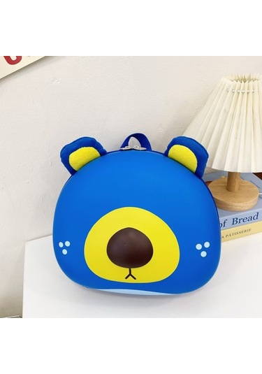 Lyon Anaokullu Hafif Karikatür Süper Sevimlio Okululçantası Ocuk Sırtçantası Blue