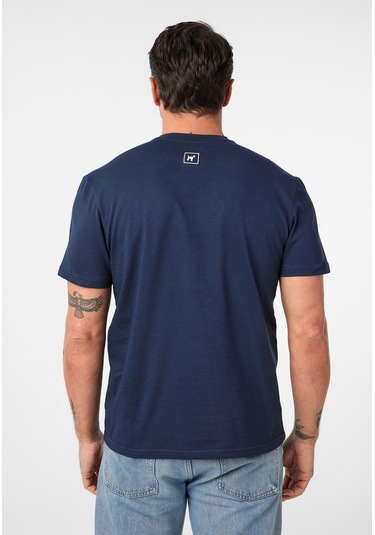 Luisa Erkek Oversize T-shirt Lacivert