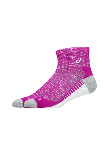 Asics Performance Run Sock Quarter Unisex Mor Koşu Çorabı 3013a979-500 Mor