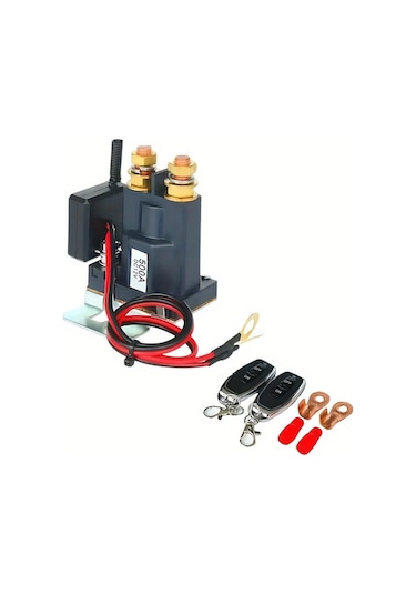 Elmpaly 500a 12v Araç Uzaktan Kumandalı Akü Anahtarı Karavan Motosiklet Ve Tekne İçin 12 Volt Akü Izolatör Rölesi
