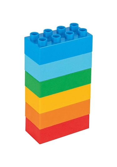 Makro 6 Renkli Tuğla Bloklar