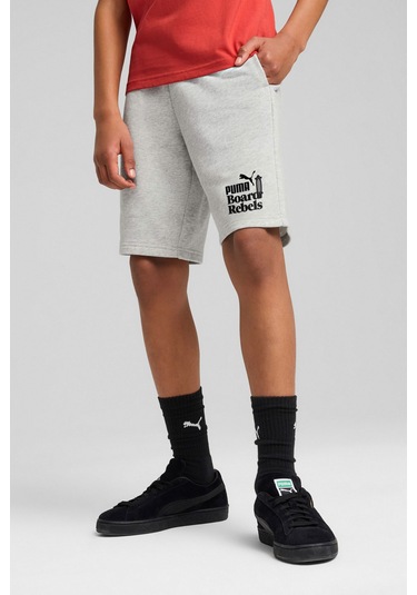 Puma Mıd90s Long Shorts Tr B Grı Erkek Çocuk Şort 000000000102230821 Gri