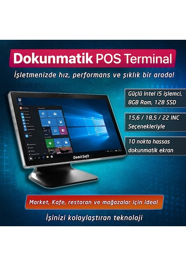 Market Mağaza Hızlı Satış Pos Dokunmatik
