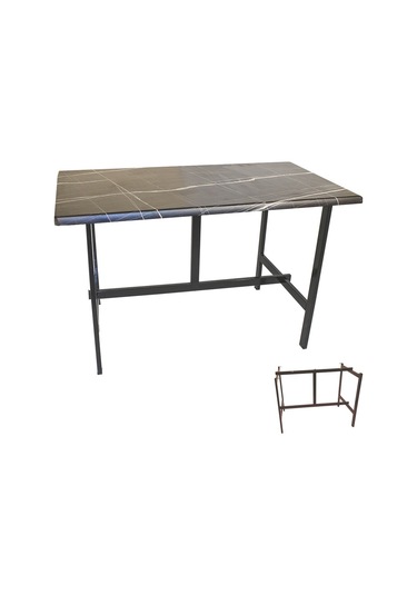 Bey Mobilya 535124814 Capella Werzalit Mutfak Masası 80 x 120 Esb - Siyah