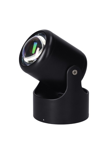 Maiyame Romantik Atmosfer İçin Usb Güçlü Led Projeksiyon Lamba, Dekoratif Gece Işığı, Yatak Odası Ve Salon Aydınlatması Siyah