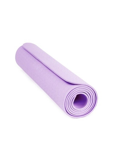 Yumuşak Ve Kaymaz Yüzeyli Yoga & Pilates Matı - 6mm Kalınlık, Hafif Ve Taşınabilir Spor Matı Mor