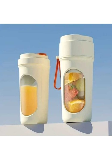 Fastbuy Yeşil Kablosuz Taşınabilir Elektrikli Meyve Sıkacağı Blender 12 Bıçaklı Güçlü Mikser Yeşil