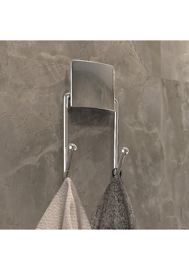 Decorev Dc-542 Dekoratif Banyo Mutfak İkili Havlu Askısı Çok Renkli