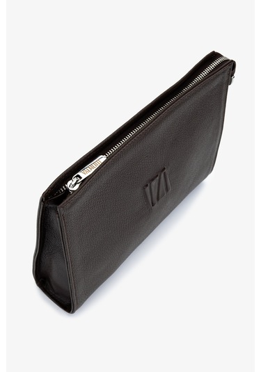 Valmenti Unisex Hakiki Deri El Çantası 1012 2012 Canta Y25 Acı Kahve Fltr Kahverengi