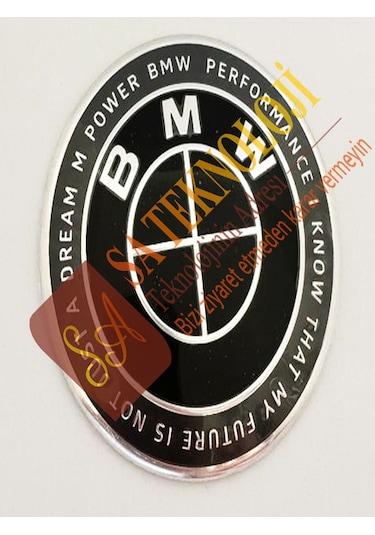 Bmw 50.yıl özel logo seti (Newworld Fullblack 51148132375-511482)