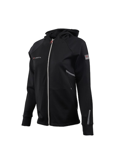 Cresta Outdoor Reflektör Baskılı Kapüşonlu Kadın Hafif Ceket