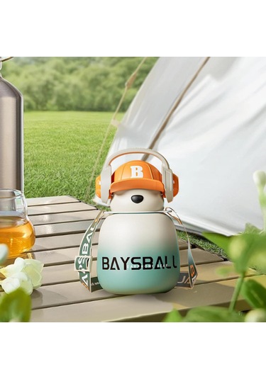 Dolıty Su Şişesi 22 Oz Sevimli Büyük Geniş Ağız Yeşil Yeşil