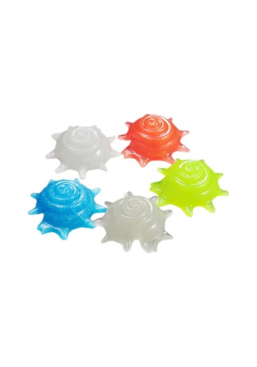 Ruicoo Akvaryum Işıklı Dekoratif Taşlar - Resin Malzeme, Gece Parlaklığı, 200 Adet/ Paket, Çeşitli Renkler