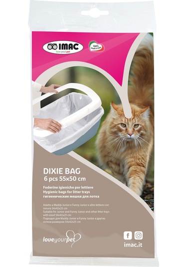 Semeglbl Imac Dıxıe Bag 6x10 Pcs Kedi Tuvaleti Torbası