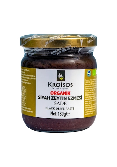 Kroisos Organik Siyah Zeytin Ezmesi 2 X 180 Gr 180 G