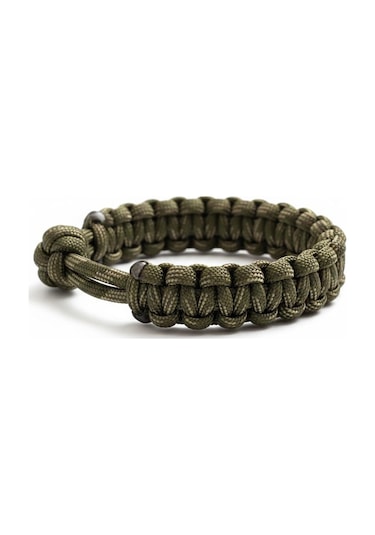Plentiful Ranger Paracord Bileklik Kamuflaj Seri Yeşil - Siyah