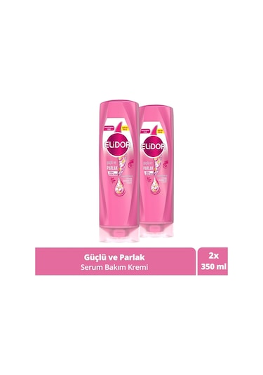 Elidor Güçlü ve Parlak Serum Saç Bakım Kremi 2 x 350 ML