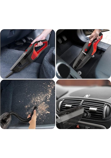 Kobb KBV12 12 V /120 W Araç Süpürgesi + 5 Parça Aksesuar Seti + Taşıma Çantası