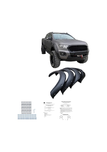 Ford Ranger 2012 - 2022 Çamurluk Üstü Dodik Seti İthal
