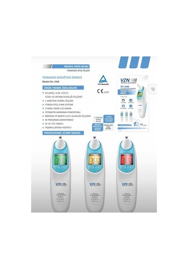 Medikaltec Alın Ve Kulak Için Temazsın Ateş Ölçer