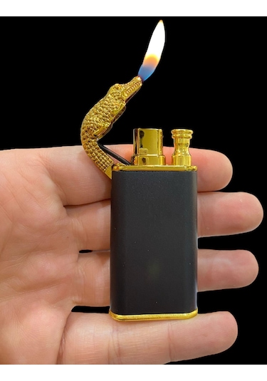 Timsahlı Çift Yanmalı Gazlı Çakmak 109261