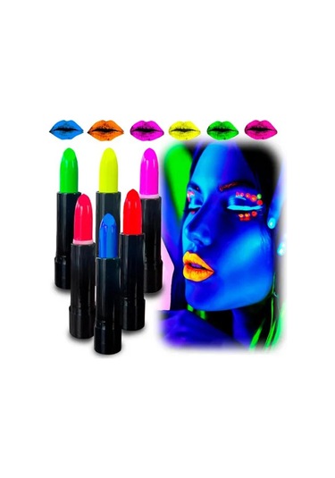 Glowpaint 6 Lı Neon Boya Uv Işıkta Parlayan Makyaj Seti