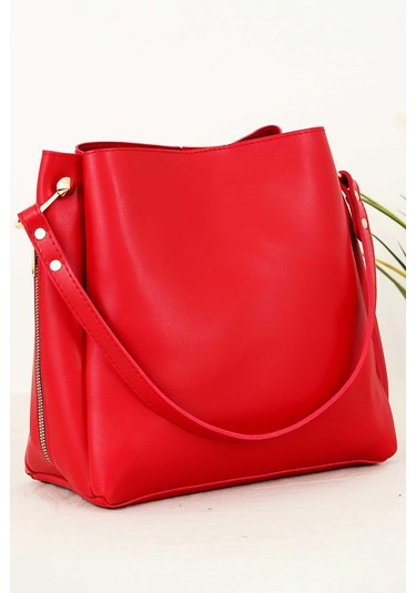 Nicolo İçi Süet Aksesuarlı Kadın Omuz Çantası BP-4713O