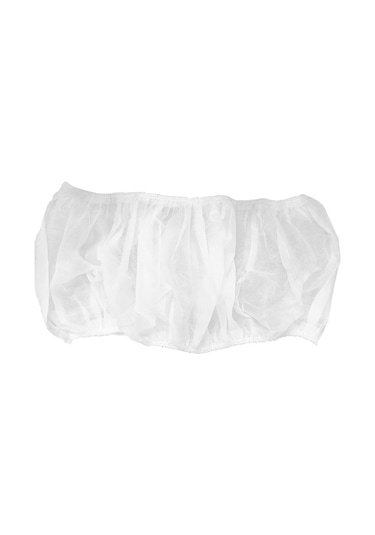 Lebıhmurah Bf1349 Seyahat Kamp Banyo Aksesuarları İçin 20 Adet Tek Kullanımlık Klozet Kapağı Mat Tuvalet Kağıdı Pedi Beyaz