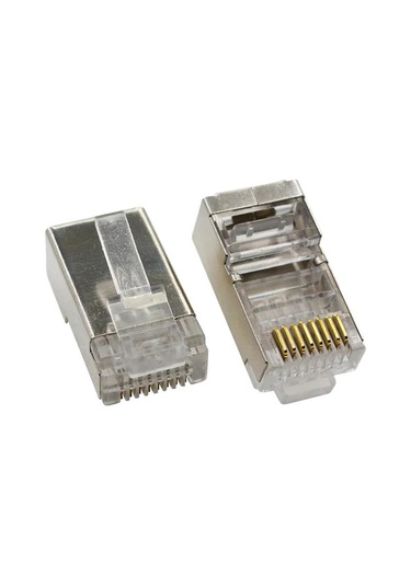 Primex Px-cat660 Metal Cat6 Jak, Rj45 Metal Konnektör, Cat6 Plug Metal 100 Lü Paket