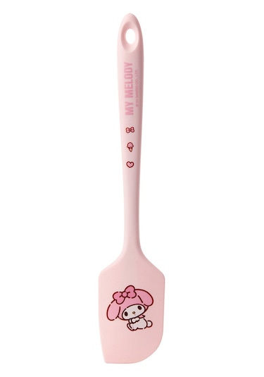 Geeroyoo Sanrio Lisanslı Pasta Krema Spatula - Yüksek Sıcaklığa Dayanıklı Silikon - Karıştırma, Yayma Ve Pişirme Aracı Pembe, 5.5x28cm Diğer