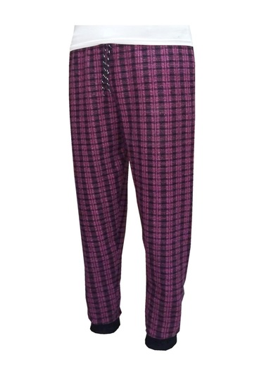 Wingetstar Ekose Manşetli Erkek Eşofman Altı Fuşya