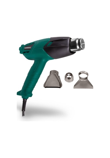 Vonroc Sıcak Hava Tabancası - 2 Sıcaklık Değerleri - 2000w