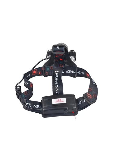 3 Başlıklı Şarjlı Kafa Feneri Wt-256 Renkli Çok Renkli