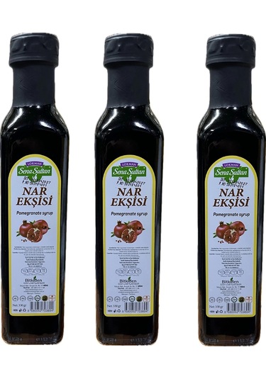 Doğal Nar Ekşisi 330 G, 3 Adet Lokman Sena Sultan