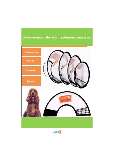 Ayarlanabilir Koruyucu Yaka Küçük Ve Büyük Irklar İçin 3 Numara