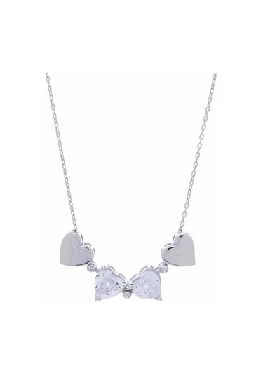 Kalp Yonca Model-2 Açılır-kapanır 925 Ayar Gümüş Aşk Kadın Kolye