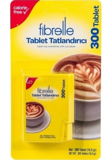 Fibrelle Sukralozlu Tablet Tatlandırıcı 300 Ad X 2
