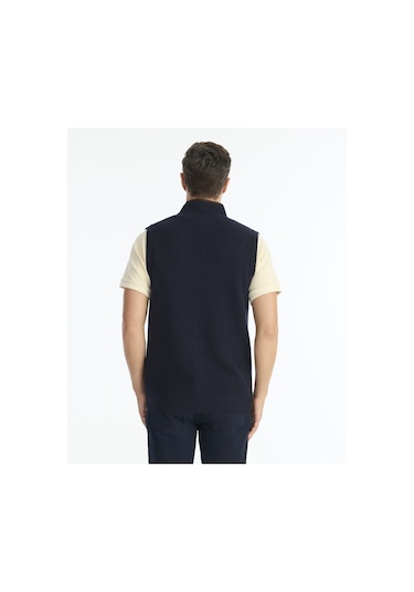 Yargıcı Regular Dik Yaka Yelek 25keyl6003x 535 Lacivert